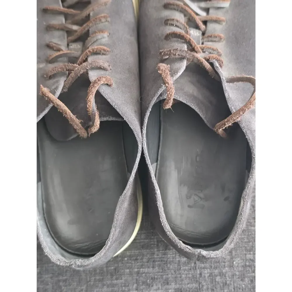 Vince Men's Copeland Suede Sneakers Charcoal Gray Charcoal Grey Low Top Size 9 M